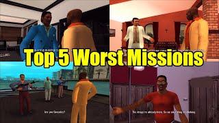 Top 5 Worst Missions In GTA Vice City Stories