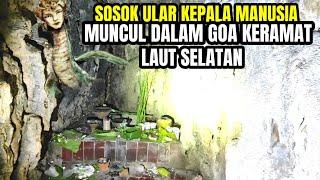 Detik Detik Penampakan Ular Berkepala Manusia Cantik Muncul Dalam goa Keramat Laut Selatan