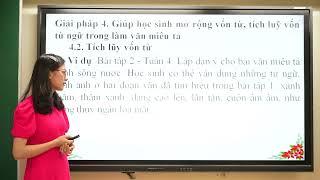 Biện pháp " rèn kỹ năng viết văn miêu tả cho học sinh lớp 5 trường Tiểu học Hà Khẩu " Ms Thùy