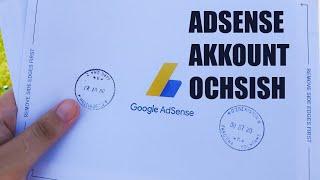 ADSENSE AKKOUNT OCHISH //  ADSENSE AKKOUNTGA MANZILNI TOG`RI KIRITISH // ADSENSE OCHISH 2022