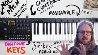 Weird design BUT great sound & functionality // Digitone Keys Review & Music Demos