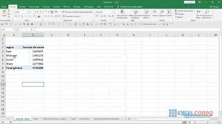 Tuto 75 comment  créer un tableau croise dynamique dans Microsoft Excel(Partie 2)