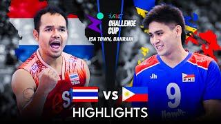  PHILIPPINES vs THAILAND  | Highlights | AVC Challenge Cup 2024