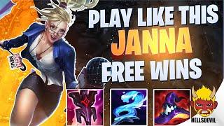 WILD RIFT | Play Janna Like This = FREE WINS! | Challenger Janna Gameplay | Guide & Build