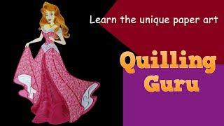 Disney Princess Quilling | Quilling Portait of Disney Princess Aurora