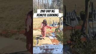 2nd daw ng remote learning dahil sa snow #remotelearning #filipinofamilyinnc #familyvlog #dailyvlog