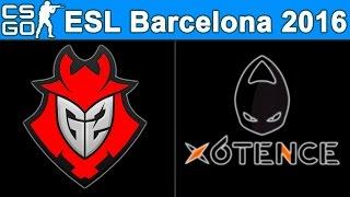 G2 vs. x6tence [Map 1 BO1] ESL Barcelona CS:GO Invitational