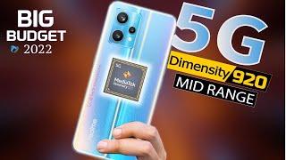 TOP 5 Budget 5G Dimensity 920 Phones  2022 | Mid Range 5g Phones Domensity 920 2022 | dimensity 920