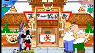 MUGEN Request [1113]: Mickey Mouse & Bugs Bunny vs. Homer Simpson & Peter Griffin