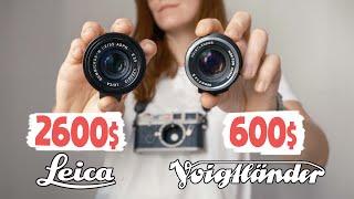 IS LEICA GLASS WORTH THE MONEY? (Leica Summicron 35mm F2 vs. Voigtländer Nokton 35mm F1.4)