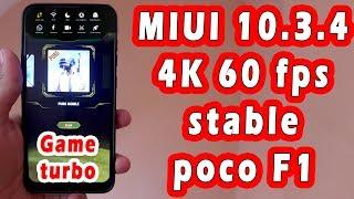 Poco F1 stable  Miui10.3.4.0  #pubg #game_mode  #4k_60fps  #BAHOOTKUCH