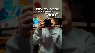 You create your own “Sun” #lighting #cinematic #filmmaking #shorts