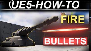 UE5: How To Make Bullets - (Projectile Movement Blueprints)