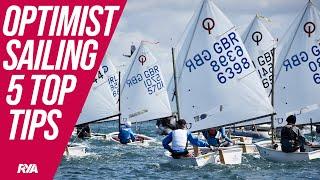 OPTIMIST SAILING - 5 TOP TIPS with Helena Lucas and Josh Atherton