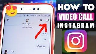 How to Make Video Call on Instagram  Instagram Videochat