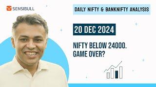 NIFTY & BANK NIFTY Analysis for Tomorrow | Stock Market Outlook | 20 December 2024, Friday