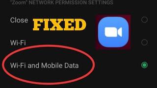 Fix Zoom Cloud Not Working on WiFi & Mobile Data Problem Solved 2024