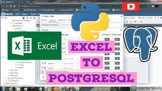 EXCEL TO POSTGRESQL USING PYTHON