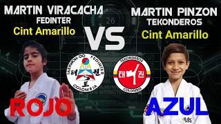 1er Torneo Virtual Taekwon Do ITF Colombia-Martin Pinzón vs Martin Viracacha