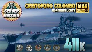 Battleship Cristoforo Colombo: Poor Yamato deleted & "NA server" damage record!