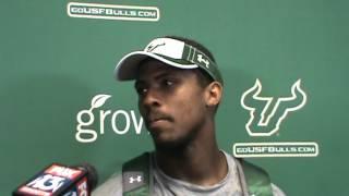 USF receiver Sterling Griffin talks fall camp