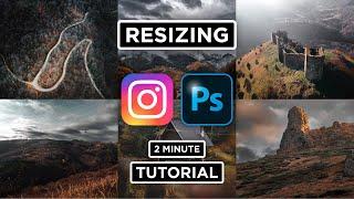 How to Resize & Export Your Photos in Photoshop For Instagram #2MinuteTutorial