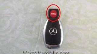 Mercedes Key Fob Battery Change Replacement Chrome Key by MercedesMedic.com round panic