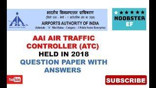 AAI AIR TRAFFIC CONTROLLER (ATC) Questions with Answers 2018