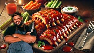 Making Buffalo Wing Flavor Ribs for My Next Party