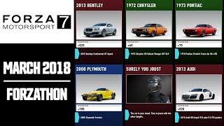 #Forzathon March 2018 - Forza Motorsport 7 Forzathon Challenges