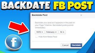 How to Backdate a Facebook Post 2024 ( Step-by-Step )