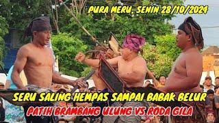 Seru !!!!! Patih Brambang U Saling Hempas Sampai Babak Belur / Peresean Terbaru 2024