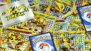 Insane Gold BREAK Pokemon Cards BOX - Do you remember these cards?