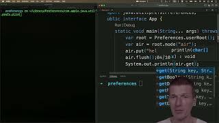 Application Configuration with Java's Preferences API #java #coding #airhacks