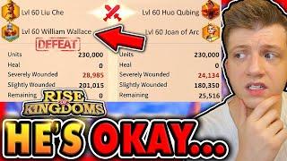 William Wallace TEST RESULTS Are AVERAGE? Rise of Kingdoms (Prerelease)