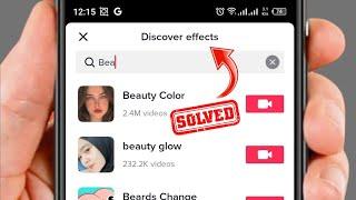 TikTok filter Search Bar Not Available | Tiktok Effect Search Not Working | iPhone | 2023 |