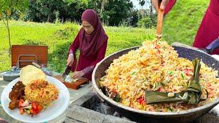 NASI HUJAN PANAS EDISI RAYA |  Sedap & Cantik sangat warna nya!