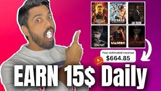 Earn $664.85 Again & Again Copy Pasting Movie Links TamilBest Adsterra Tricks Tamil