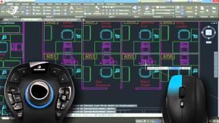 3Dconnexion SpaceMouse and CadMouse in an AutoCAD drawing