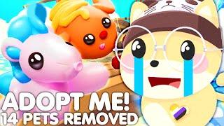️*REMOVED*ADOPT ME REMOVING ALL THESE 14 PETS & 50+ ITEMS FOREVER!(PLAYERS SAD) ROBLOX