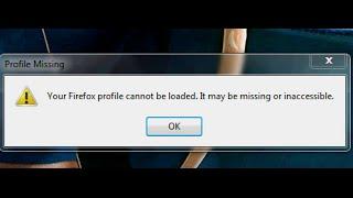 How to Solve Firefox profile cannot be loaded. it's may be missing Problem