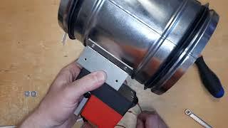 Как установить привод на клапан для автоматической вентиляции ИМВЕНТ
