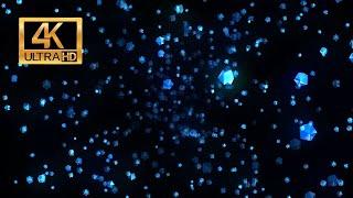 4K Free Blue Crystals Overlay Motion Graphics