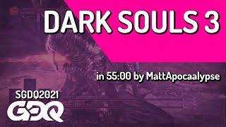 Dark Souls 3 by MattApocaalypse in 55:00 - Summer Games Done Quick 2021 Online