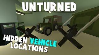 Unturned | Top 5 Places To Hide Vehicles