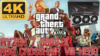 Grand Theft Auto V (GTA 5) 4K SAM ON | RX 6800 XT OC | Ryzen 7 5800X OC 4,7GHZ