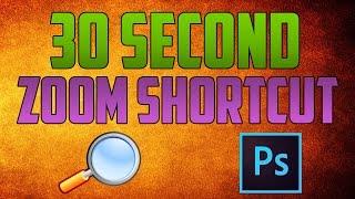 Photoshop CC : How to Zoom Using Shortcut