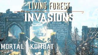 Mortal Kombat 1 - Living Forest Full Walkthrough (Invasions Mode)