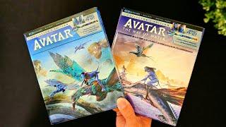 Avatar 1 & 2 Collector Edition 4k UltraHD Blu-ray Unboxing | Disc Menu Reveal