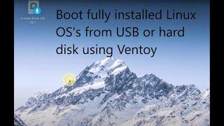 Boot fully installed Linux OS's from .VHD or .VDI files using a Ventoy or Easy2Boot USB drive